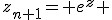 z_{n+1}= e^z &nbsp;-z -1 + e^c -c - 1
